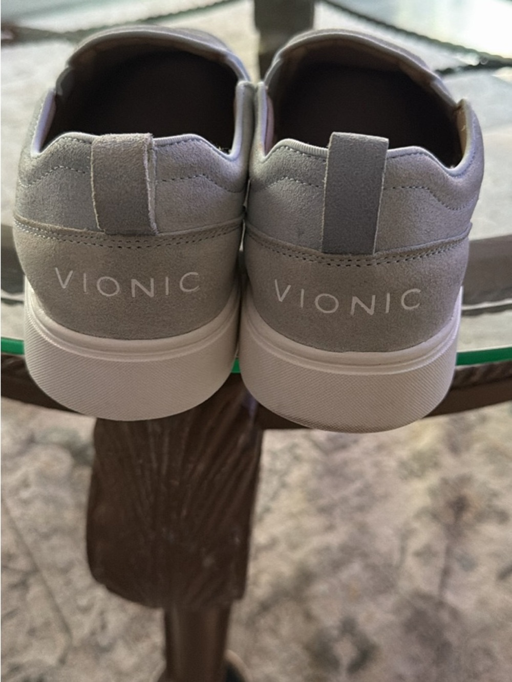 Vionic Kids Light Gray Slip-On Sneakers
